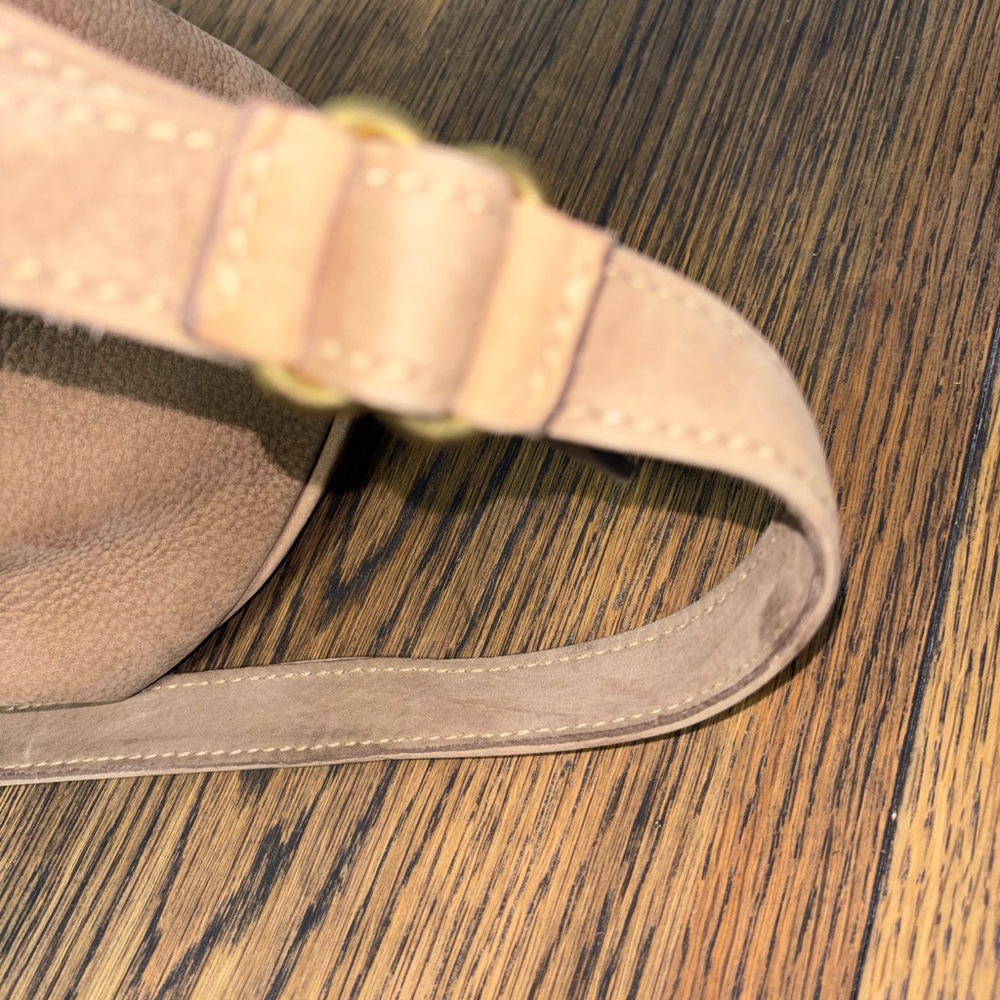 Coach Tan Drawstring Bucket Shoulder Bag - Picture 7 of 9